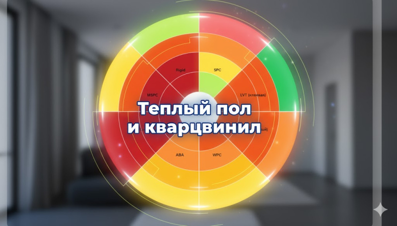 Какой выбрать кварцвинил с теплым полом